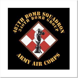 487th Bomb Squadron 340th Bomb Group X 300 Posters and Art